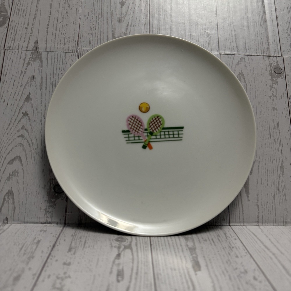 Raj Japan Tennis Racquet‎ Decorative Collectible Child's Plate Vintage Retro MCM - Picture 7 of 7